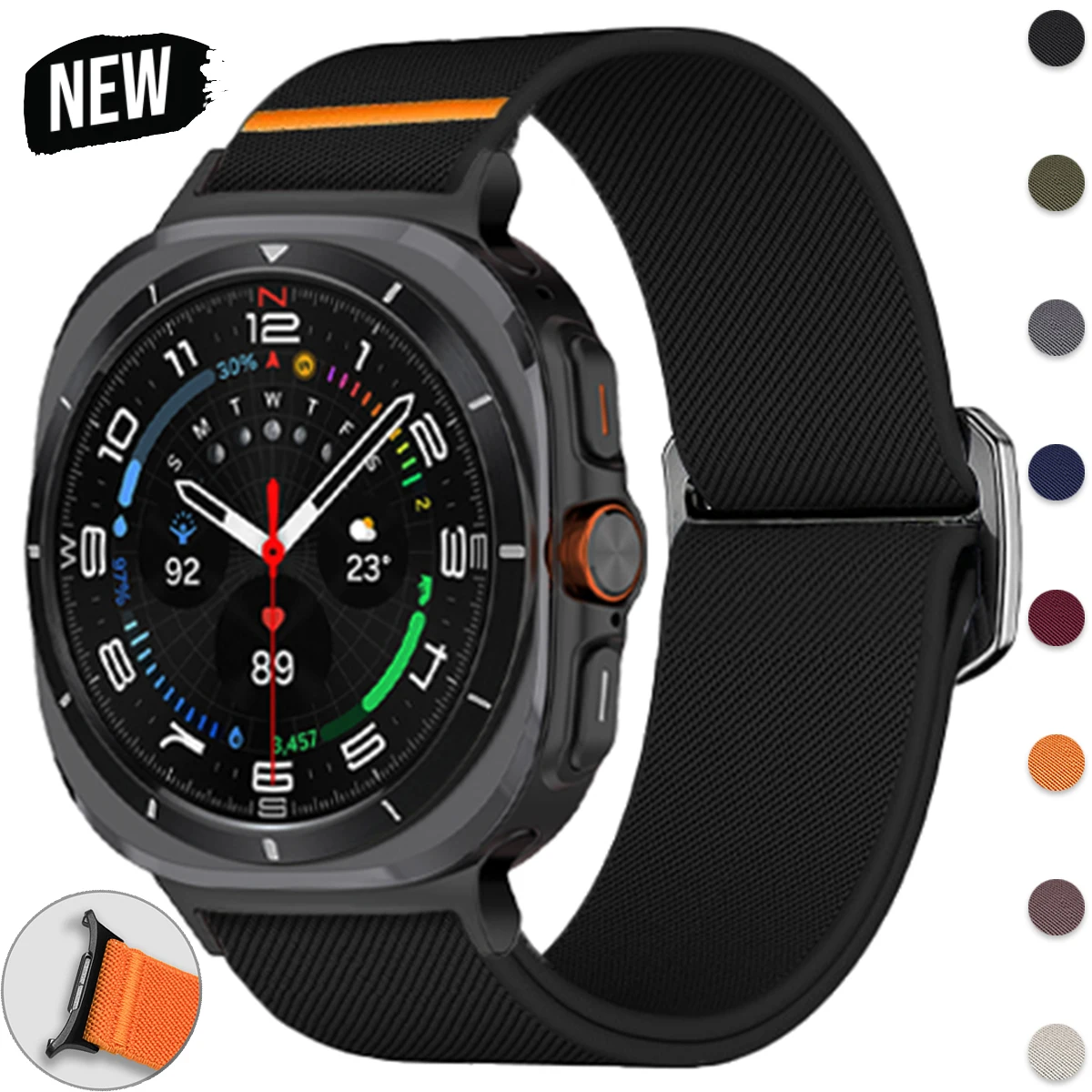 Sport Loop Strap - Sportband voor Samsung Galaxy Watch Ultra