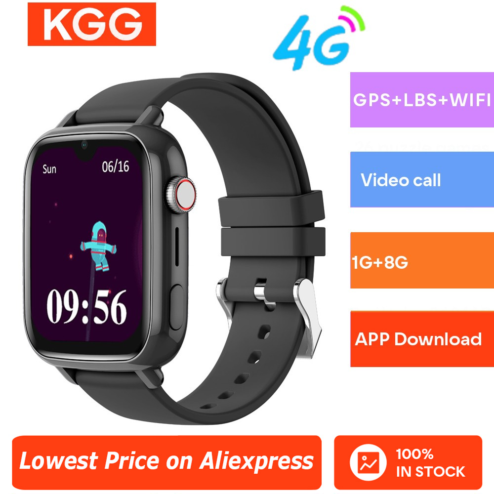 Smartwatch Touch - 4G Smart Watch Kinderen Video-oproep SOS