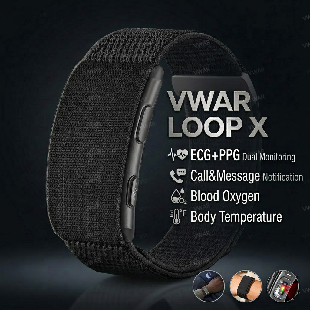 Smartwatch X - VWAR LOOP X ECG Smart Armband