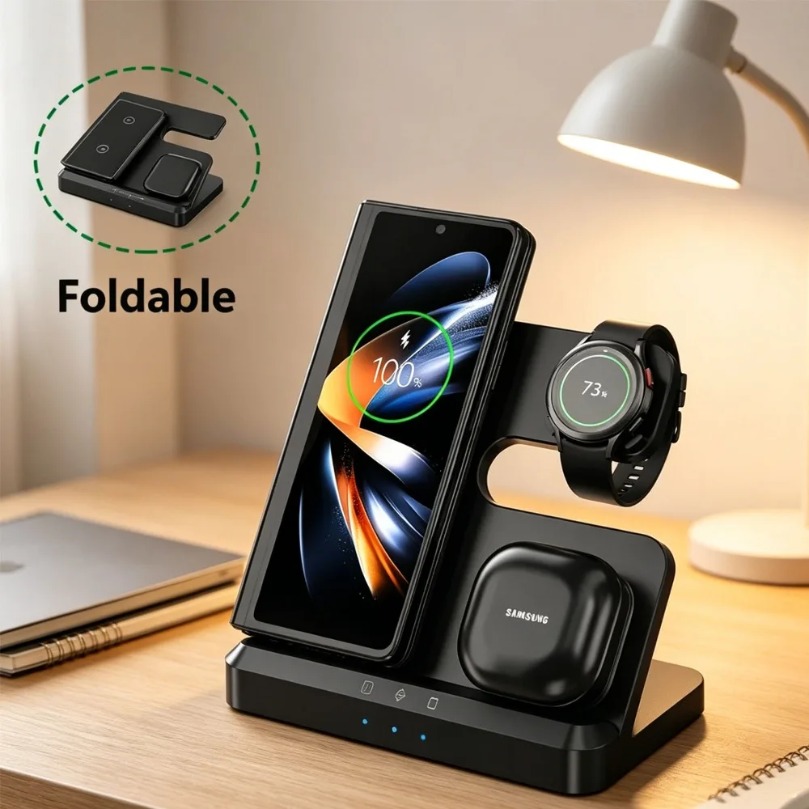 3-in-1 Snelle Draadloze Oplade - Smartwatch Ac recensie en prijs