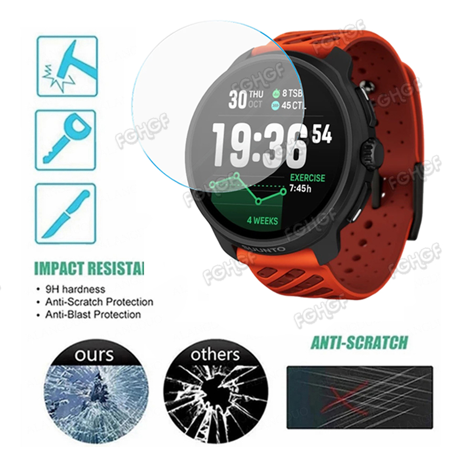 Gehard glas beschermfolie voor - Garmin Smartwatch Accessories recensie en prijs