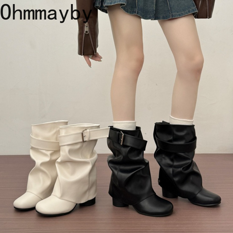 Nieuwe dames slouchy mid-calf  - Leather Classic Strap recensie en prijs